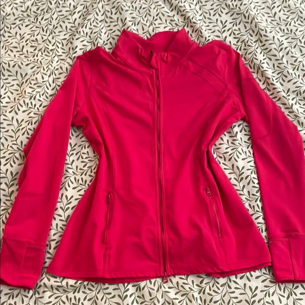 Kirkland Signature Pink Jacket with High Collar and Tailored Fit